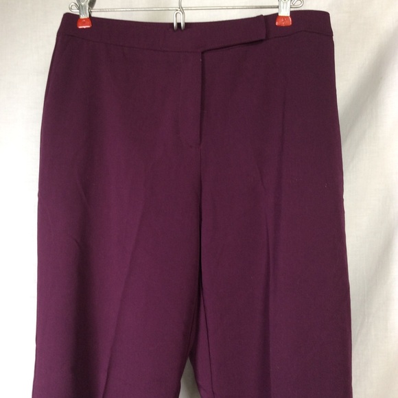 Nortonmcnaughton Women’s Purple Stretch Pants, Sz8 - Picture 2 of 8